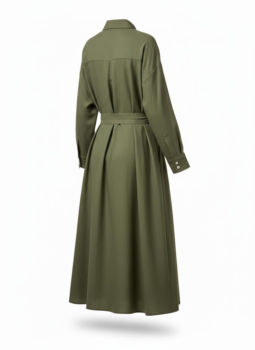 Women's Long Sleeve Shirt Dress