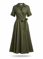 Women's Midi Wrap Dress