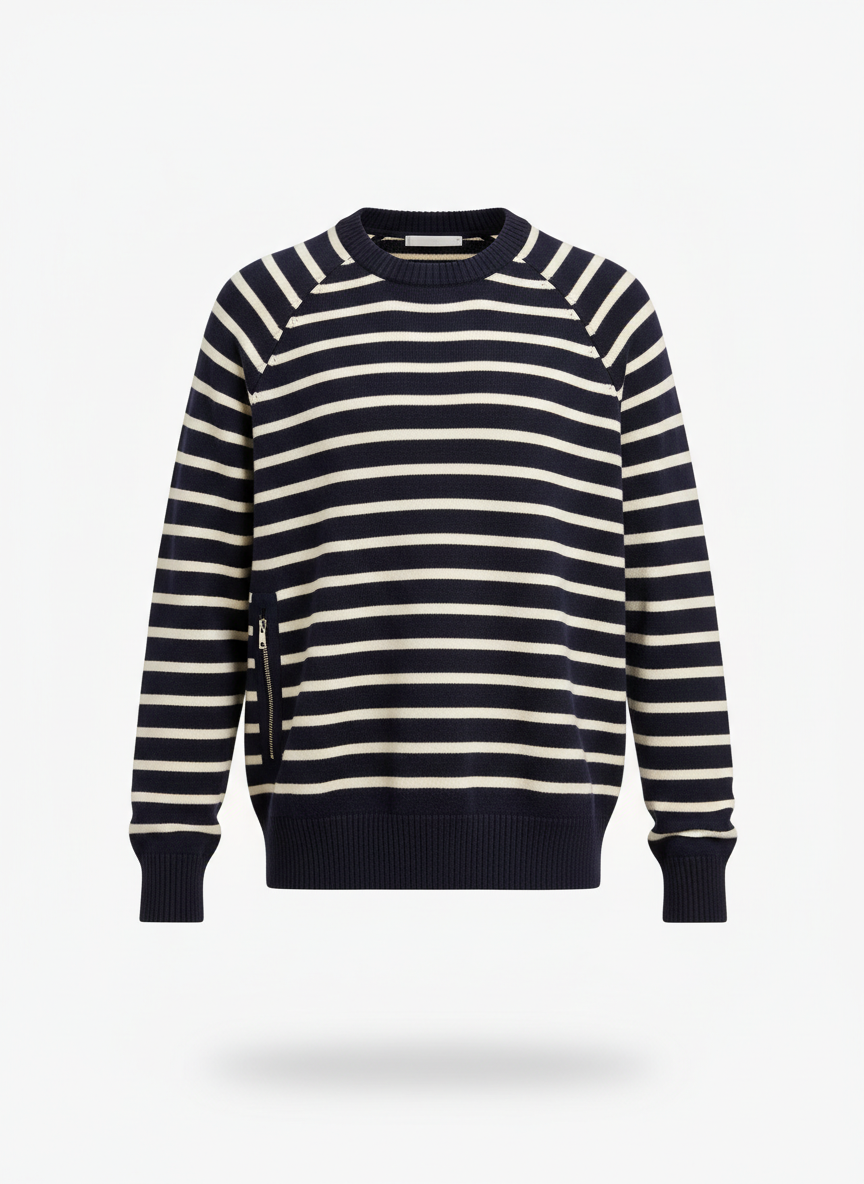 Striped Crewneck Sweater