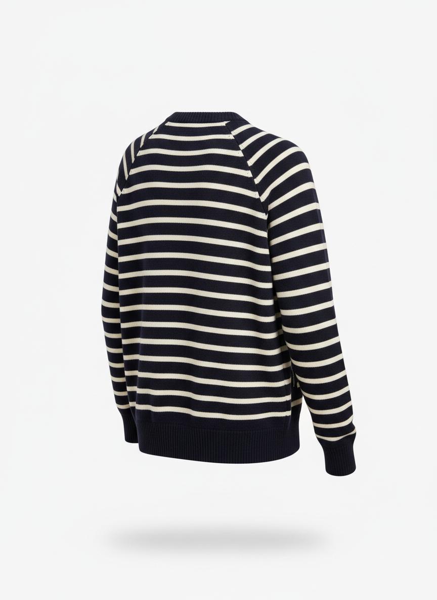 Women's Striped Crewneck Sweater
