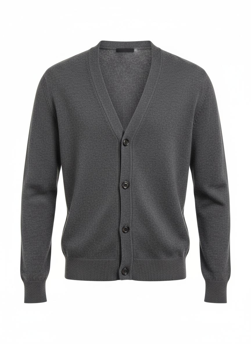 Women's V-Neck Button Cardigan