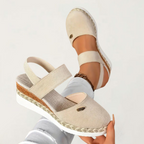 Women's Comfort Espadrille Wedge Sandals with Ankle Strap | Willow