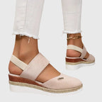 Women's Comfort Espadrille Wedge Sandals with Ankle Strap | Willow