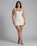 Women's Draped Corset Mini Dress | Iris
