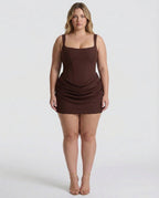 Women's Draped Corset Mini Dress | Iris
