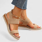 Women's Espadrille Wedge Sandals with Ankle Strap | Luna
