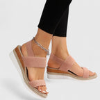 Women's Espadrille Wedge Sandals with Ankle Strap | Luna