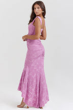 Women's High-Low Lace Mermaid Evening Dress | Faith