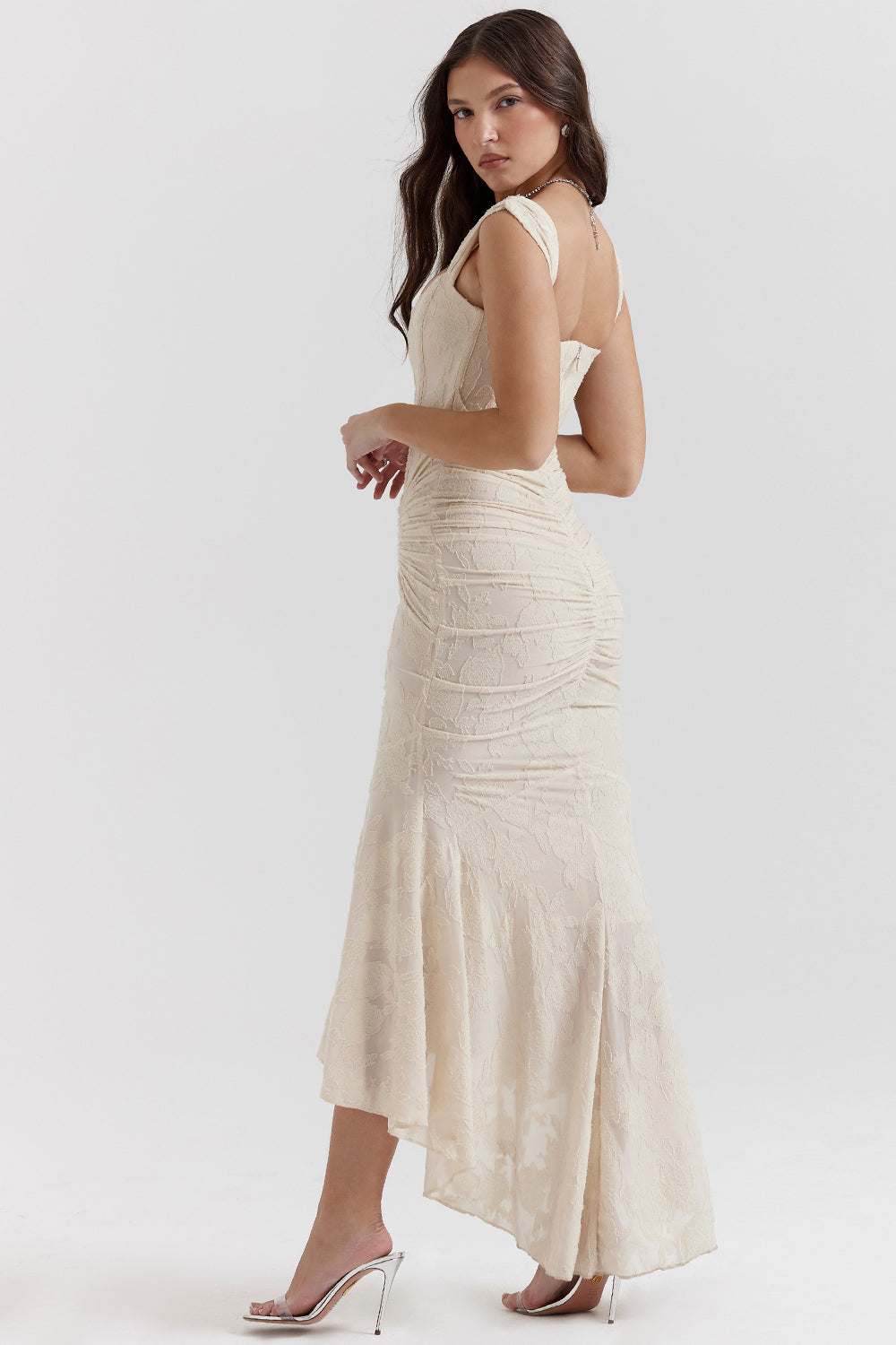 Women's High-Low Lace Mermaid Evening Dress | Faith