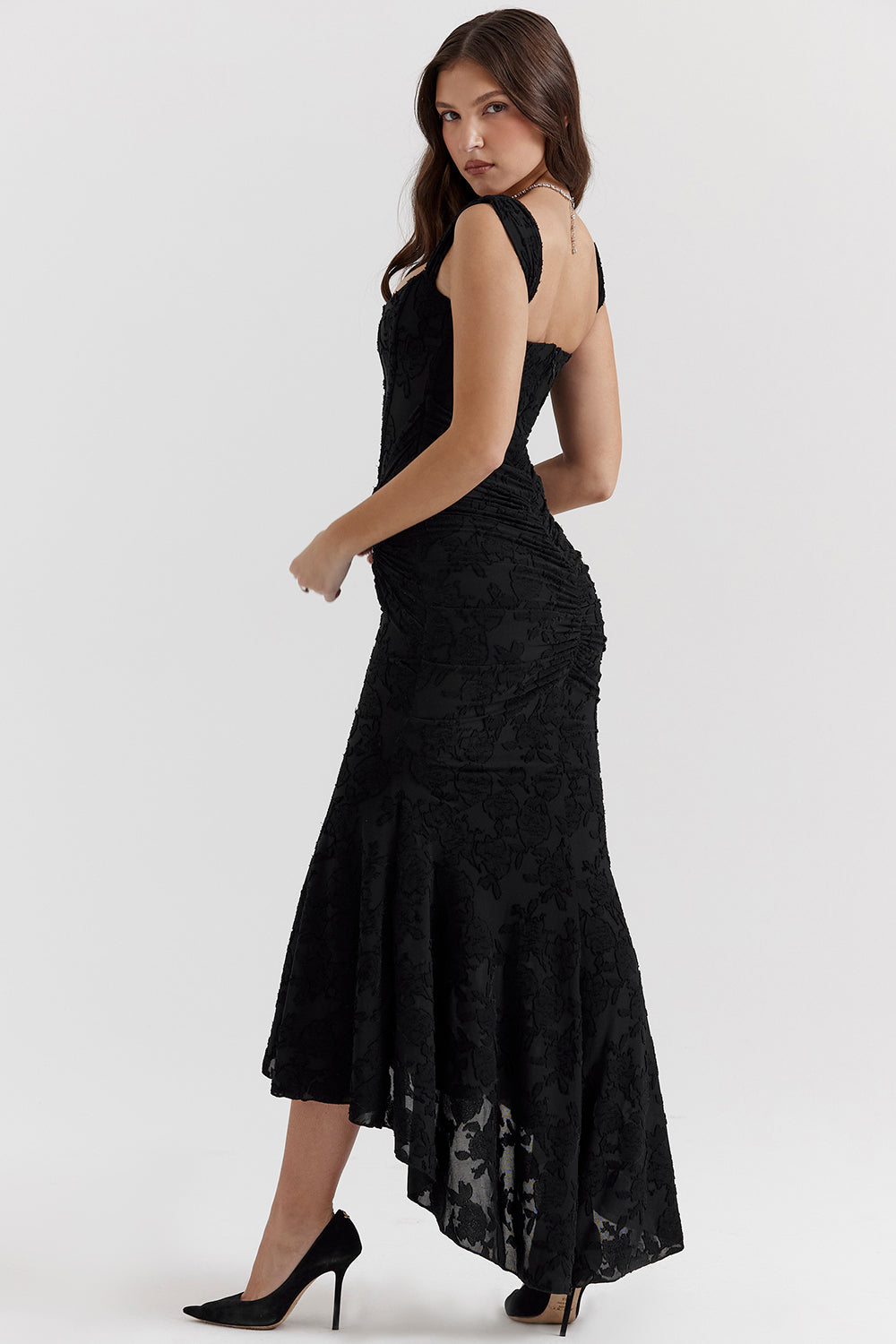 Women's High-Low Lace Mermaid Evening Dress | Faith