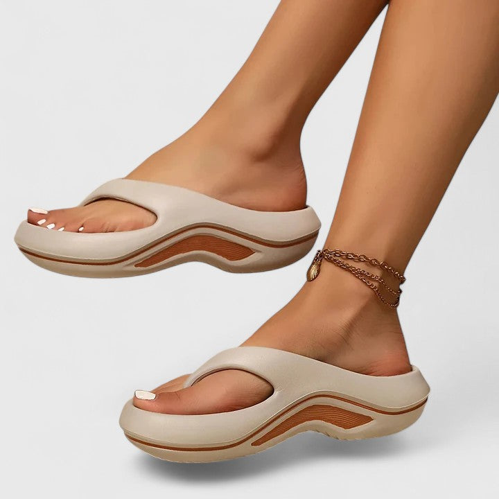 Women's Orthopedic Wedge Platform Flip-Flop Sandals | Ingrid