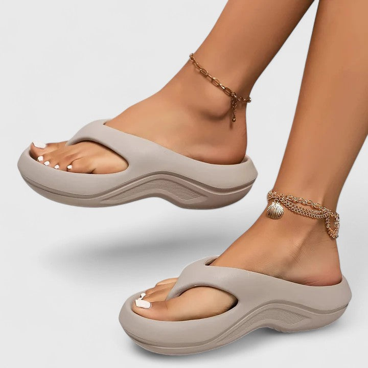 Women's Orthopedic Wedge Platform Flip-Flop Sandals | Ingrid