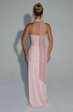 Women's Strapless Sequin Corset Evening Maxi Dress | Ella