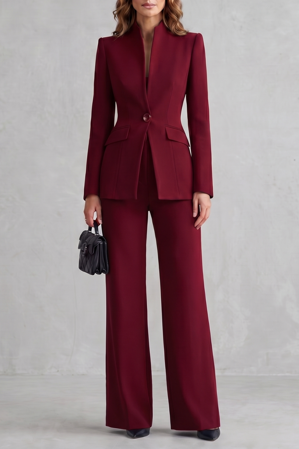 Women's Tailored Blazer & Wide Leg Trouser Suit Set | Lily