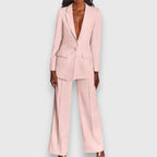 Women's Two-Piece Blazer & Wide-Leg Trouser Suit Set | Claire