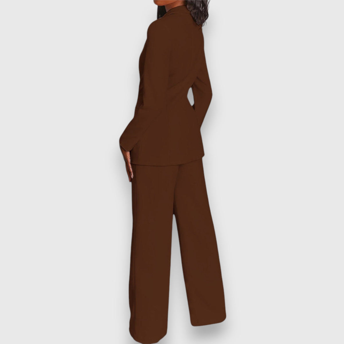 Women's Two-Piece Blazer & Wide-Leg Trouser Suit Set | Claire